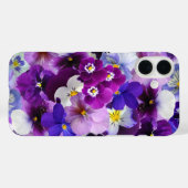 kleurrijke pansieën,  bloemen, Case-Mate iPhone case (Achterkant (horizontaal))