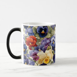 Kleurrijke Pansy Naadloze Floral Elegance Magische Mok