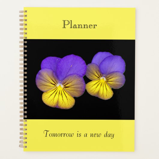 Kleurrijke Pansy Planner (Voorkant)