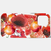 Kleurrijke papavers, fruit en bessen Case-Mate iPhone case (Achterkant (horizontaal))