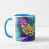 Kleurrijke papegaai Mok (Links)