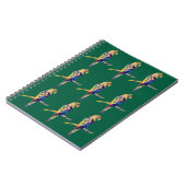 Kleurrijke Papegaai Notebook Notitieboek (Linkerzijde)