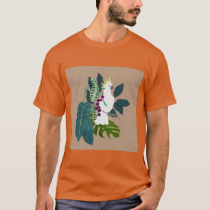 Kleurrijke Papegaai – Tropisch Vogel Kunst T-shirt