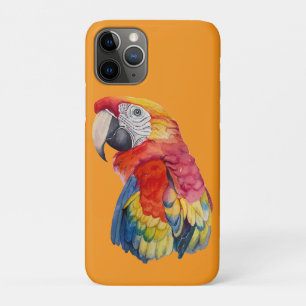 Kleurrijke Papegaai Waterkleur Illustratie Case-Mate iPhone Case