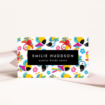 Kleurrijke papegaaien, bloemen, dierenwinkel, voge