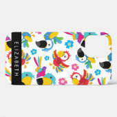 Kleurrijke papegaaien, tropische papegaaien, Jouw  Case-Mate iPhone Case (Achterkant (horizontaal))