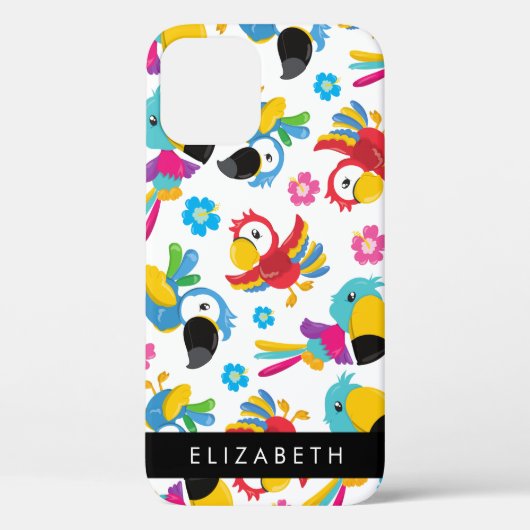 Kleurrijke papegaaien, tropische papegaaien, Jouw  Case-Mate iPhone Case (Achterkant)