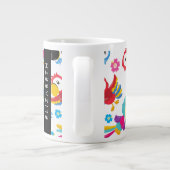 Kleurrijke papegaaien, tropische papegaaien, Jouw  Grote Koffiekop (Achterkant)