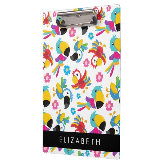 Kleurrijke papegaaien, tropische papegaaien, Jouw  Klembord (Links)
