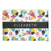 Kleurrijke papegaaien, tropische papegaaien, Jouw  Kussensloop (Voorkant)