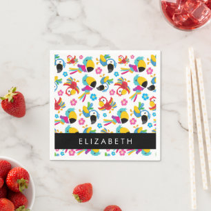 Kleurrijke papegaaien, tropische papegaaien, Jouw  Servet