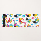 Kleurrijke papegaaien, tropische papegaaien, Jouw  Yogamat (Achterkant (horizontaal))