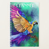 Kleurrijke papegaaiplanner planner (Voorkant)