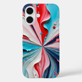 Kleurrijke Paper Collage Art iPhone Case