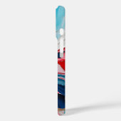 Kleurrijke Paper Collage Art iPhone Case (Achterkant / Links)