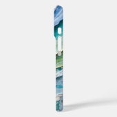 Kleurrijke Paper Collage Art iPhone Case (Achterkant / Links)