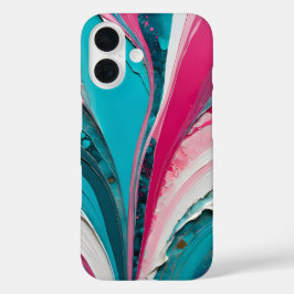 Kleurrijke Paper Collage Art iPhone Case