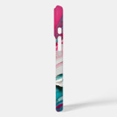 Kleurrijke Paper Collage Art iPhone Case (Achterkant / Links)