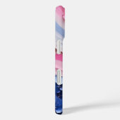 Kleurrijke Paper Collage Art iPhone Case (Achterkant / Rechts)