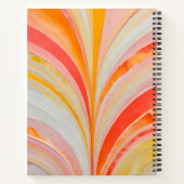 Kleurrijke Paper Collage Art Spiral Notitieboek (Achterkant)
