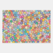 Kleurrijke papierbladen voor het ontwerpen van fle inpakpapier vel (Voorkant 2)