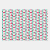 Kleurrijke papierbladen voor kerstcadeautjes inpakpapier vel (Voorkant 2)