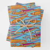 Kleurrijke papierbladen voor visonmiddellijke verp inpakpapier vel (In situ)