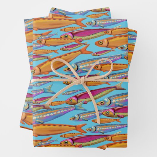 Kleurrijke papierbladen voor visonmiddellijke verp inpakpapier vel (In situ)