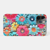Kleurrijke papieren bloemsierkunst Case-Mate iPhone case (Achterkant (horizontaal))