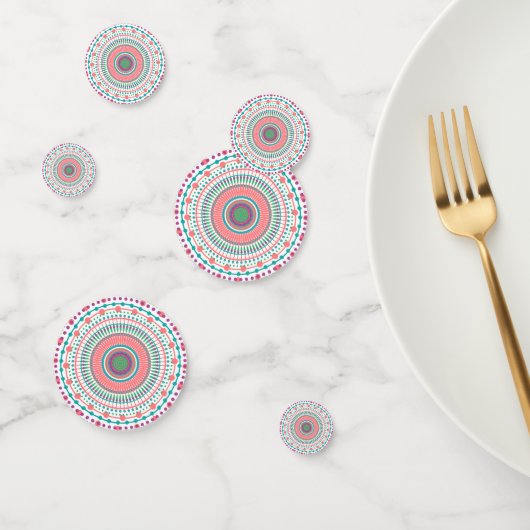 Kleurrijke papieren borden confetti (Groep)