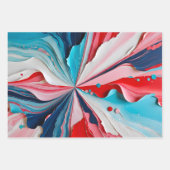 Kleurrijke Papieren Collage Art Wrapping Papieren  Inpakpapier Vel (Voorkant)