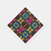 Kleurrijke papieren servetten (Hoek)