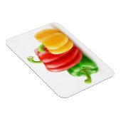 Kleurrijke paprika's magneet (Rechterzijde)