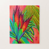 Kleurrijke Paradijsvogelbloem Legpuzzel (Verticaal)