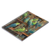 Kleurrijke Parakeets Notitieboek (Linkerzijde)