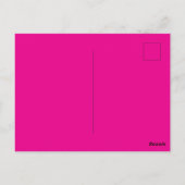 Kleurrijke paraplu briefkaart (Achterkant)