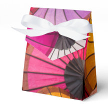 kleurrijke paraplu Favor Box