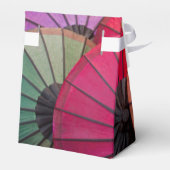 kleurrijke paraplu Favor Box Bedankdoosjes (Achterkant)