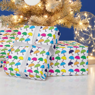 Kleurrijke Paraplu Paraplu Cadeaupapier