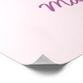 Kleurrijke Paraplu Verjaardag Kaart met Schattigee Poster (Hoek)