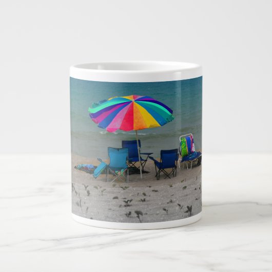 kleurrijke paraplu's uit Florida scène Grote Koffiekop (Voorkant)