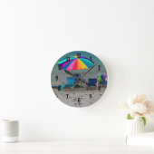 kleurrijke paraplu's uit Florida scène Ronde Klok (Huis)