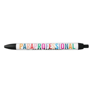 Kleurrijke paraprofessionele pen met aangepaste na