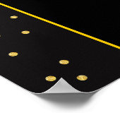 Kleurrijke parasol Indiase Welkom Receptie teken Poster (Hoek)