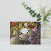 Kleurrijke Parijse fruitmarkt Briefkaart (Staand voorkant)