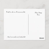 Kleurrijke Parijse fruitmarkt Briefkaart (Achterkant)