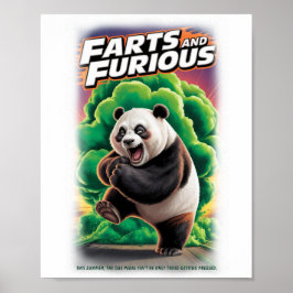 Kleurrijke parodie film op een witte achtergrond poster