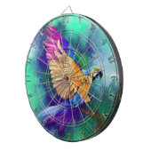 Kleurrijke Parrot Dart Board Dartbord (Voorkant Rechts)