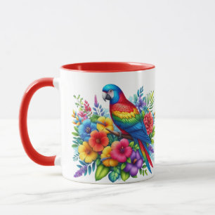 Kleurrijke Parrot Design Cup Mok