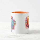 Kleurrijke Parrot Design Cup. Mok (Midden)